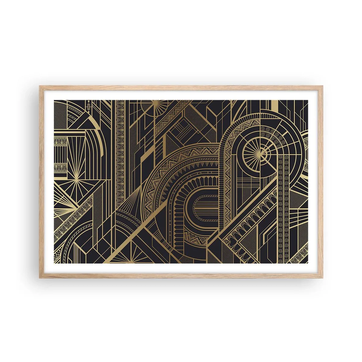 Poszter világos tölgy keretben - Koncepciók, ötletek, tervek - 91x61 cm