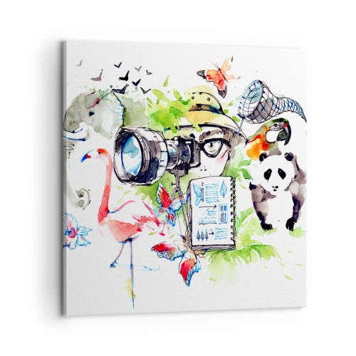 Vászonkép - Az utazó lencséjében - 60x60 cm