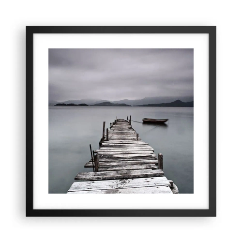 Poszter fehér keretben - Holnap indulhatsz - 40x40 cm