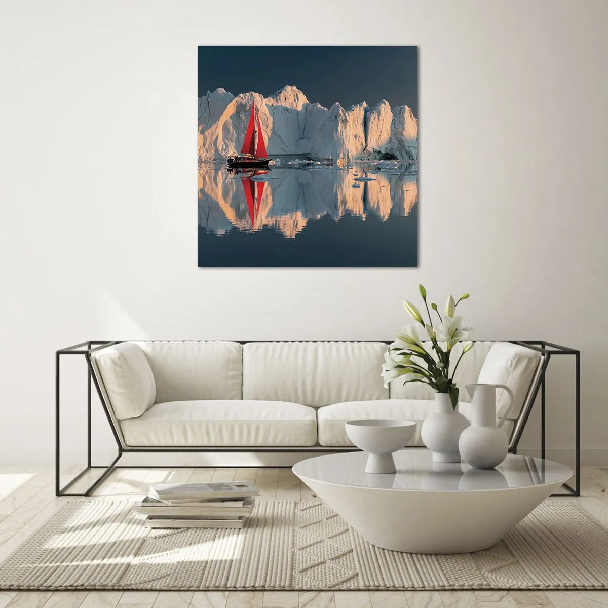 Üveg kép - A világ peremén - 70x70 cm