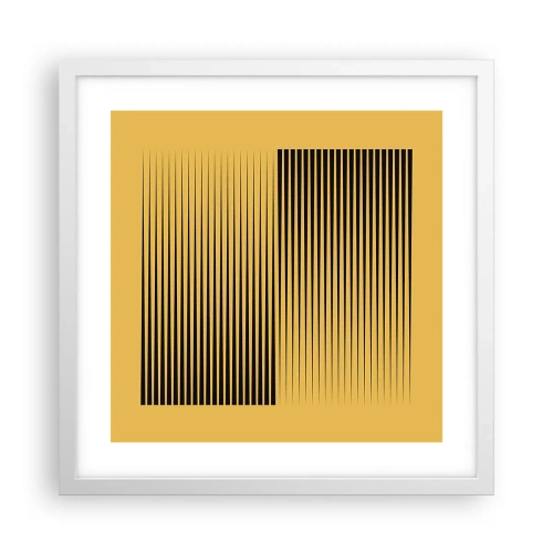 Poszter fekete keretben - Az ellentétek négyzete - 40x40 cm