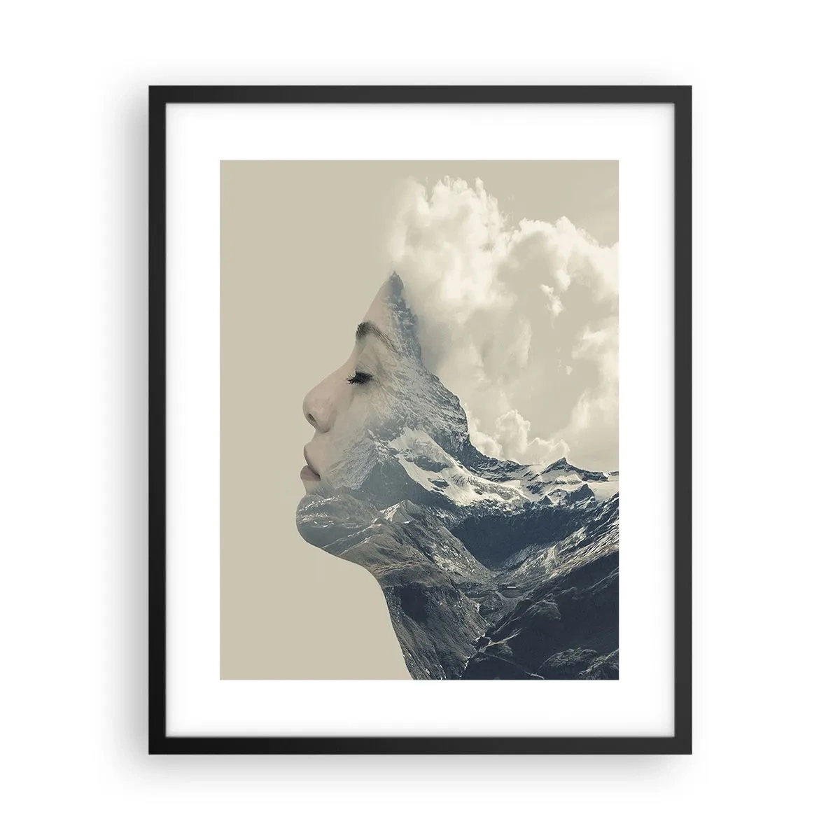 Poszter fehér keretben - Az elemek szépsége - 40x50 cm