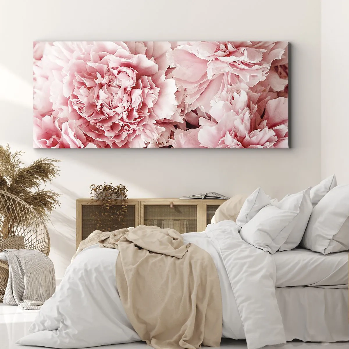 Vászonkép - Rózsaszín álom - 100x40 cm