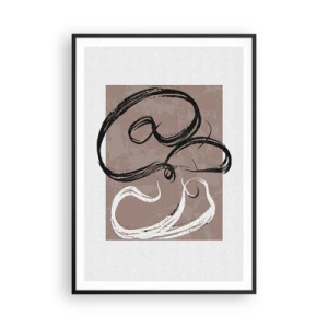 Poszter fehér keretben - Kompozíció - a teljesség keresése - 70x100 cm