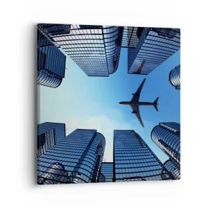 Vászonkép - Kilátás az üveg szurdokból - 40x40 cm