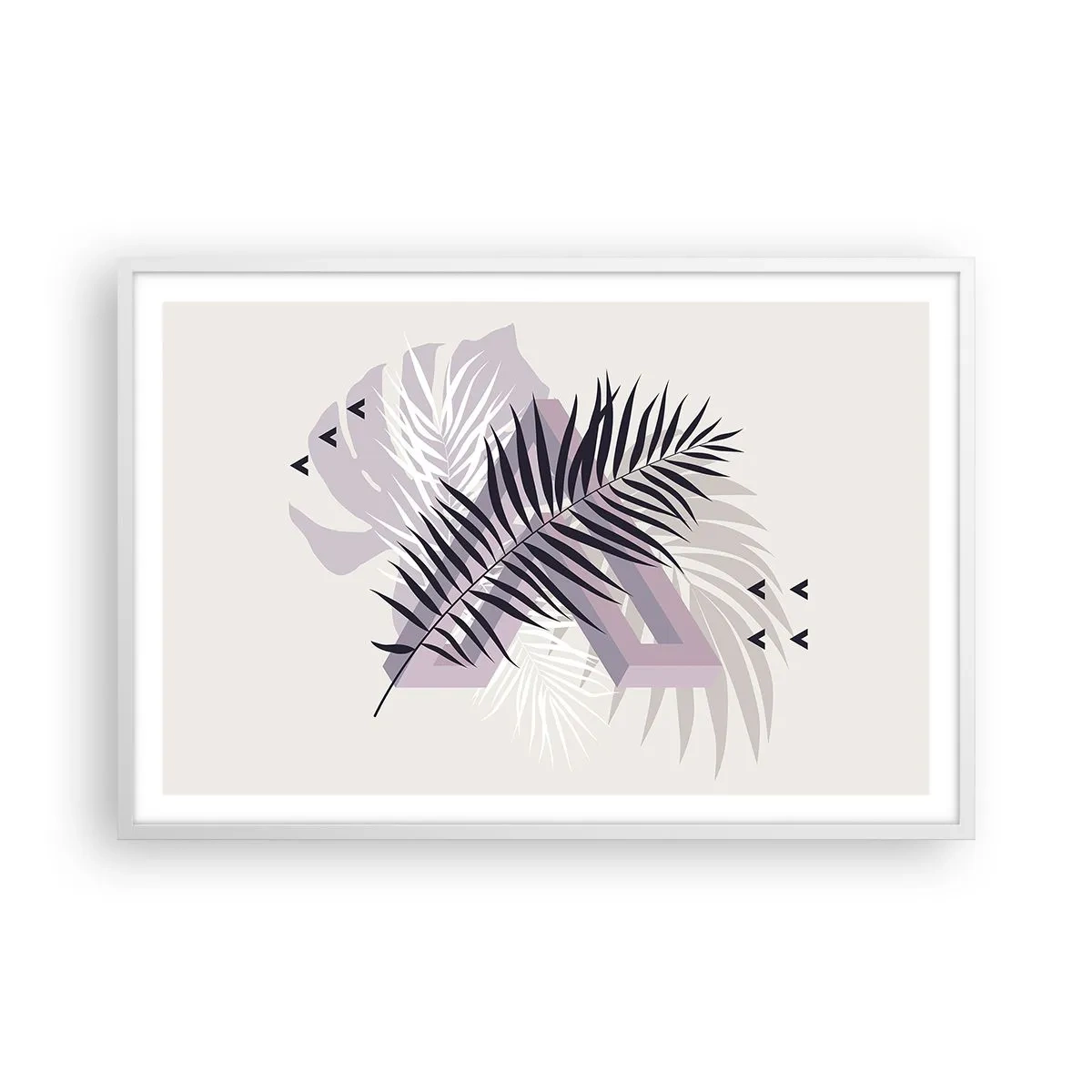 Poszter fekete keretben - Az árnyék árnyéka - 91x61 cm