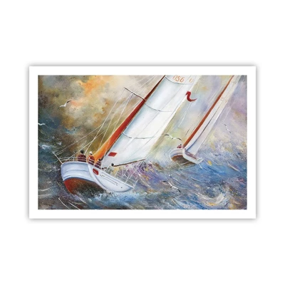 Poszter - A hullámokon futók  - 91x61 cm