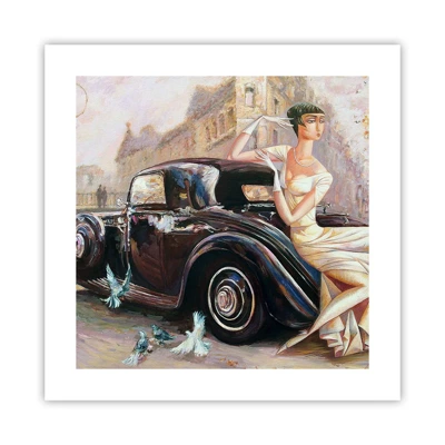 Poszter - Elegancia retro stílusban - 40x40 cm