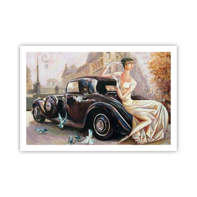 Poszter - Elegancia retro stílusban - 91x61 cm