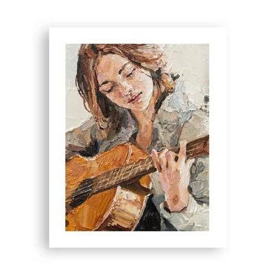 Poszter - Koncert gitárra és egy lány szívére - 40x50 cm