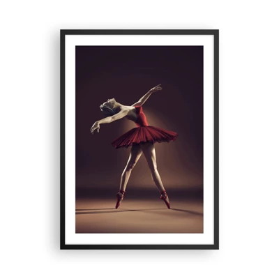 Poszter fehér keretben - Egy prima balerina - 50x70 cm