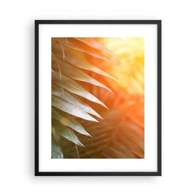 Poszter fehér keretben - Reggel a dzsungelben - 40x50 cm