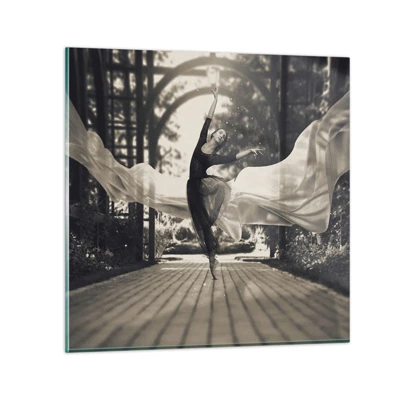 Üveg kép - A kerti szellem tánca - 30x30 cm