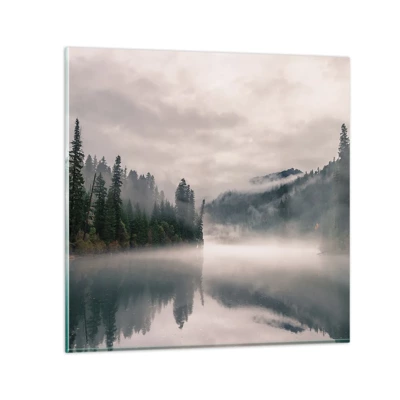 Üveg kép - Ábrándosan, ködben - 30x30 cm