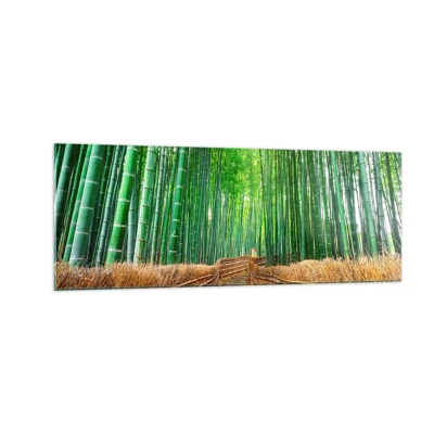 Üveg kép - Az ázsiai természet esszenciája - 140x50 cm