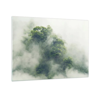 Üveg kép - Ködbe burkolózva - 70x50 cm
