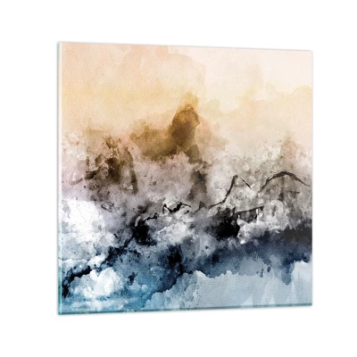 Üveg kép - Ködfelhőbe fulladt - 70x70 cm