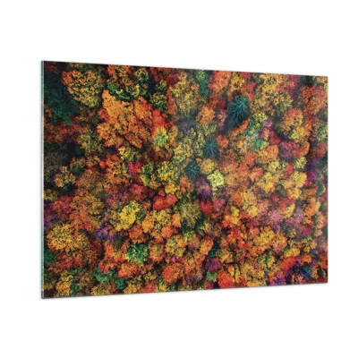 Üveg kép - Őszi facsokor - 100x70 cm