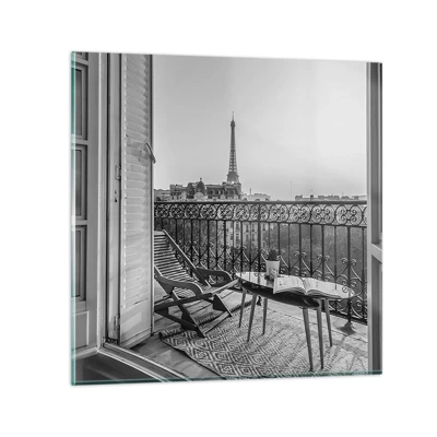 Üveg kép - Párizsi délután - 60x60 cm