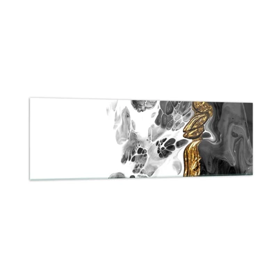 Üveg kép - Szerves kompozíció - 160x50 cm