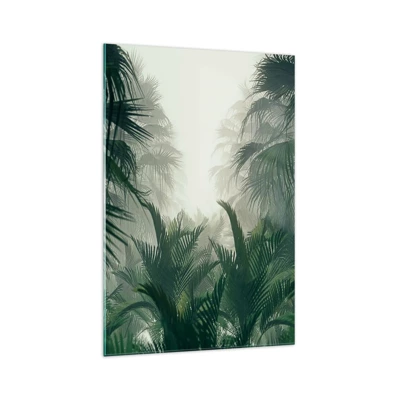 Üveg kép - Trópusi titok - 70x100 cm
