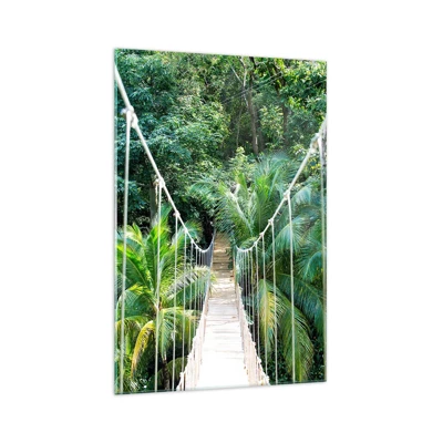 Üveg kép - Üdvözöljük a dzsungelben! - 70x100 cm