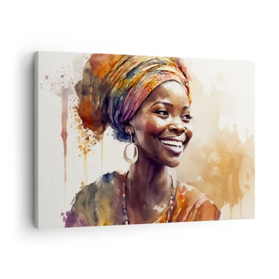 Vászonkép - Afrikai királynő - 70x50 cm