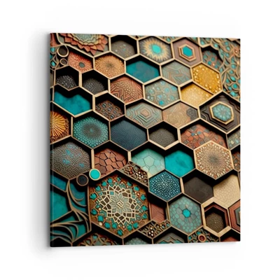 Vászonkép - Arab ornamentika - egy variáció - 70x70 cm