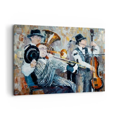 Vászonkép - Az egész jazz - 100x70 cm