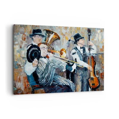 Vászonkép - Az egész jazz - 120x80 cm