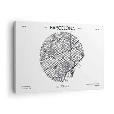 Vászonkép - Barcelona anatómiája - 70x50 cm