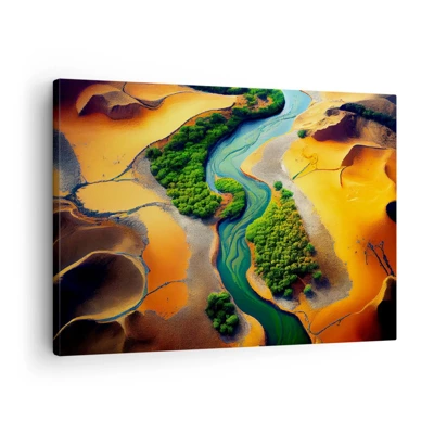 Vászonkép - Életetadó folyó - 70x50 cm
