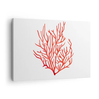 Vászonkép - Korall filigrán - 70x50 cm