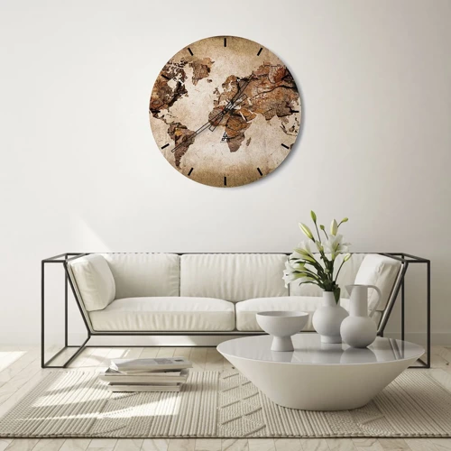 Falióra, Óra - A világ felfedezése - 30x30 cm