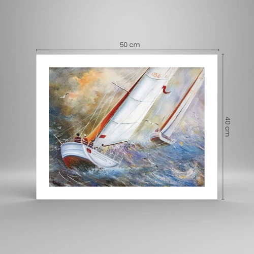 Poszter - A hullámokon futók  - 50x40 cm