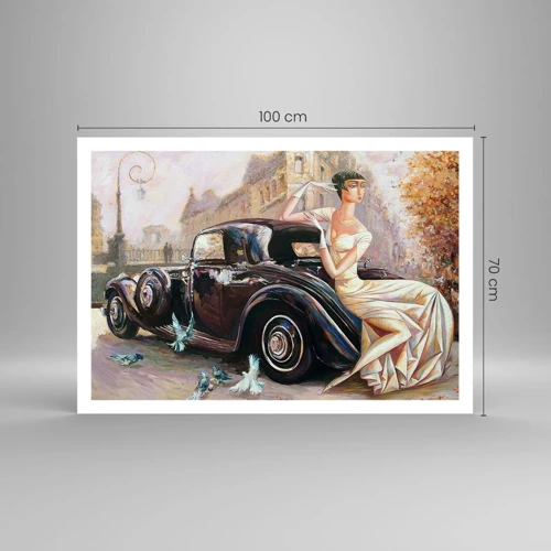 Poszter - Elegancia retro stílusban - 100x70 cm