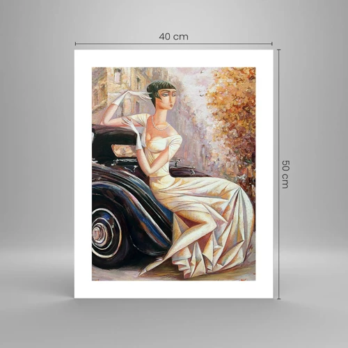 Poszter - Elegancia retro stílusban - 40x50 cm