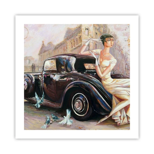 Poszter - Elegancia retro stílusban - 50x50 cm