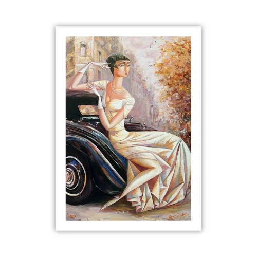 Poszter - Elegancia retro stílusban - 50x70 cm