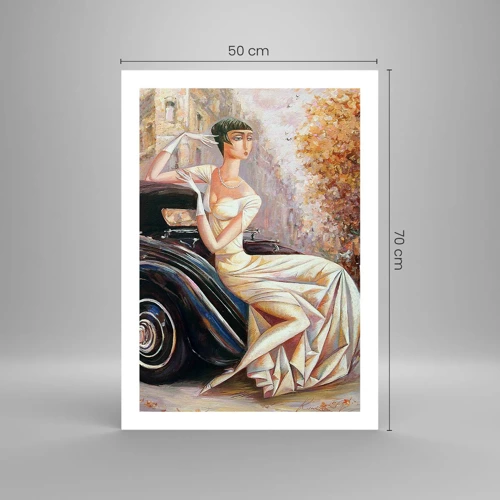 Poszter - Elegancia retro stílusban - 50x70 cm