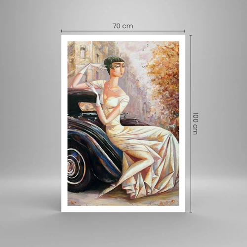 Poszter - Elegancia retro stílusban - 70x100 cm