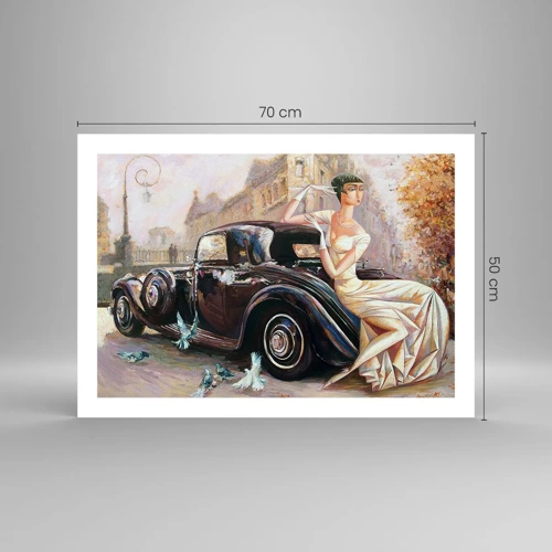 Poszter - Elegancia retro stílusban - 70x50 cm