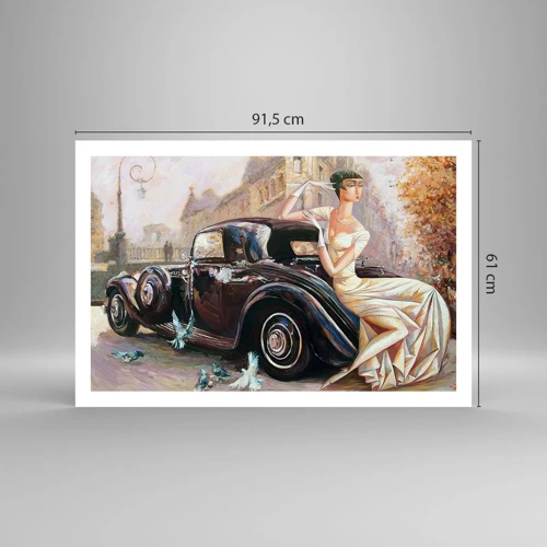 Poszter - Elegancia retro stílusban - 91x61 cm