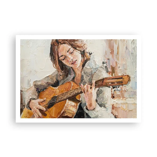 Poszter - Koncert gitárra és egy lány szívére - 100x70 cm