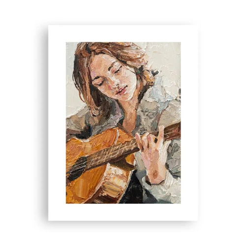 Poszter - Koncert gitárra és egy lány szívére - 30x40 cm