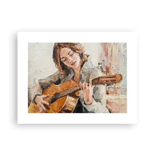 Poszter - Koncert gitárra és egy lány szívére - 40x30 cm