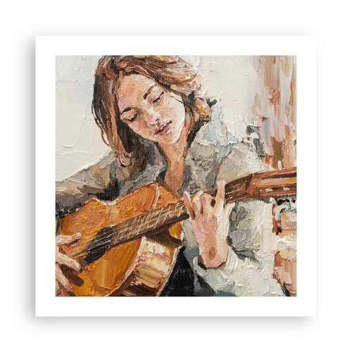 Poszter - Koncert gitárra és egy lány szívére - 50x50 cm