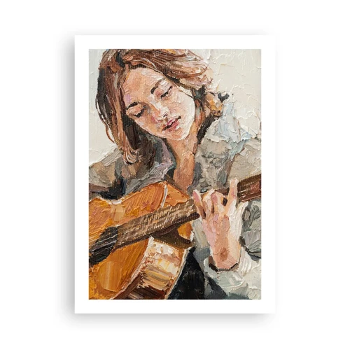 Poszter - Koncert gitárra és egy lány szívére - 50x70 cm