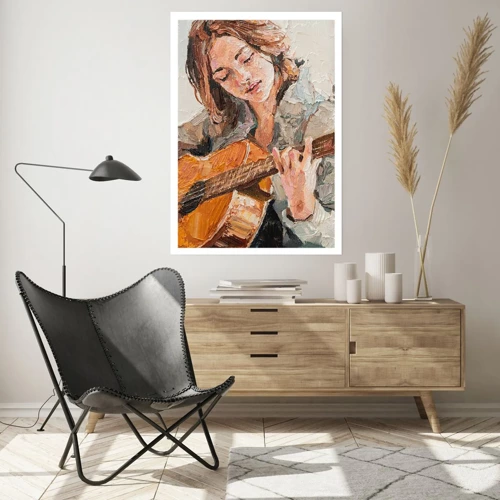 Poszter - Koncert gitárra és egy lány szívére - 50x70 cm