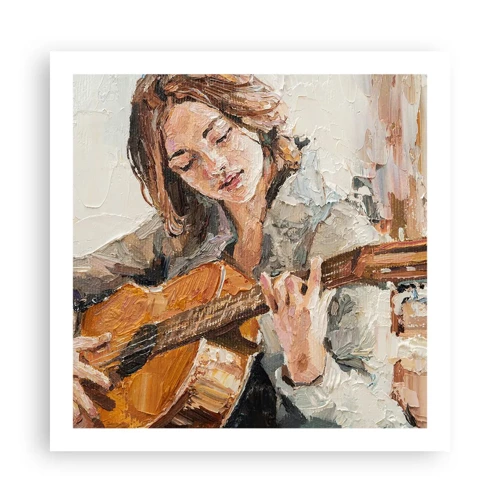 Poszter - Koncert gitárra és egy lány szívére - 60x60 cm